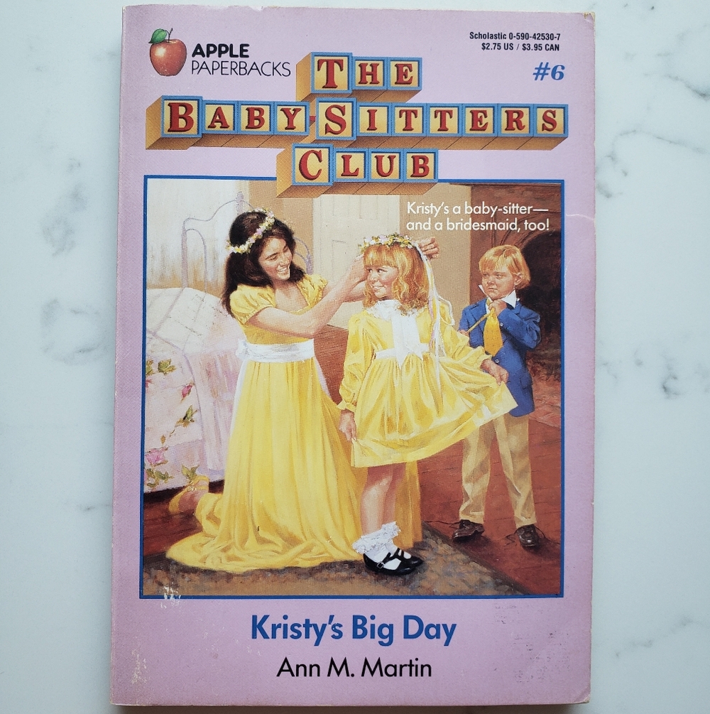 Vintage Baby-Sitters Club Book #6, Kristy's Big Day, Teen Girls Fiction Chapter
